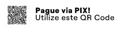 Pagamento via PIX!